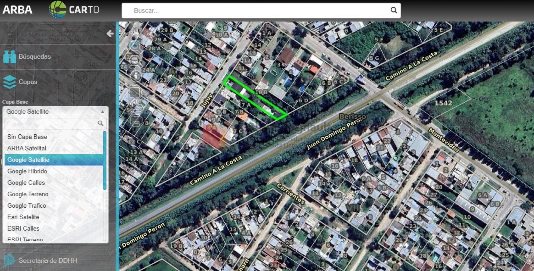 Lote calle 39 entre Av. Montevideo y Corrientes